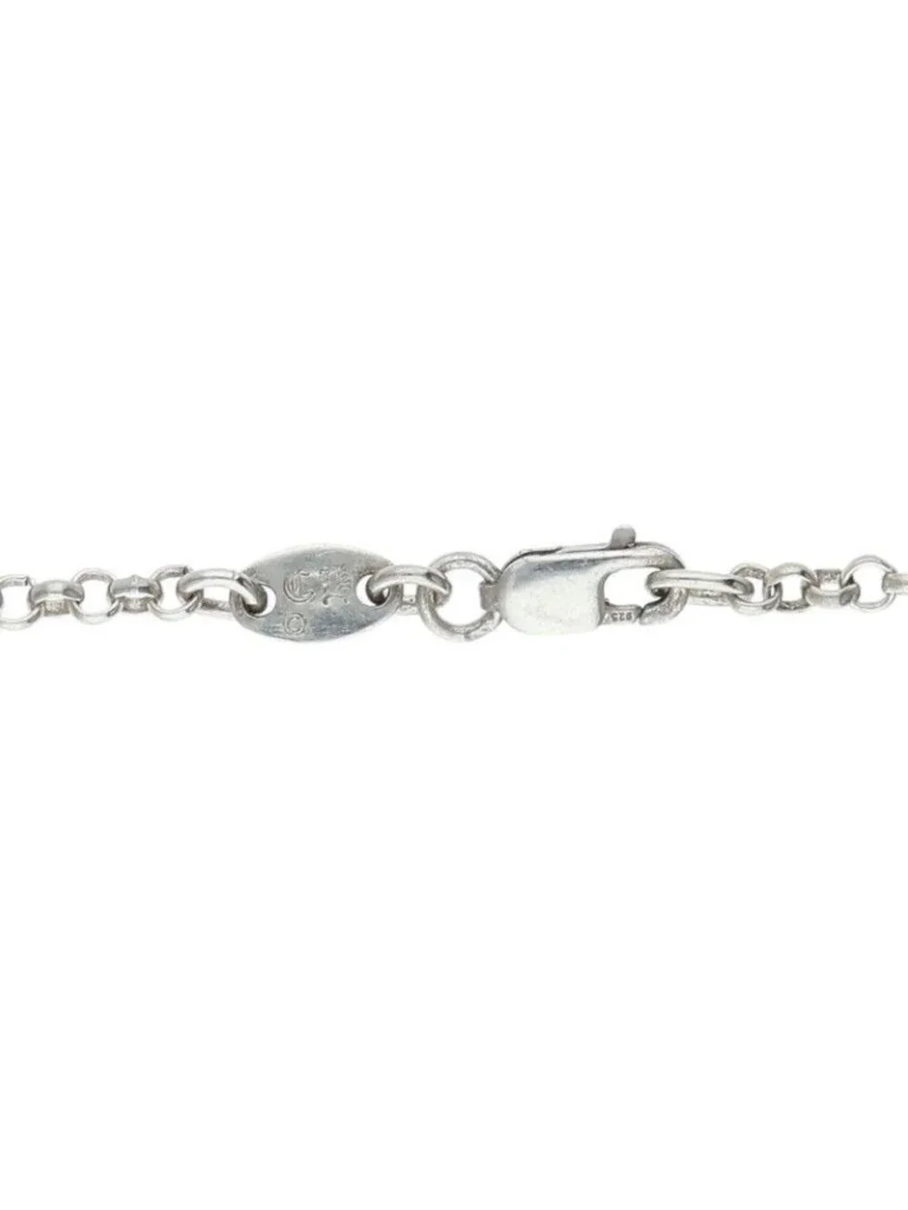 Chrome Hearts Roll Chain Silver Necklace
